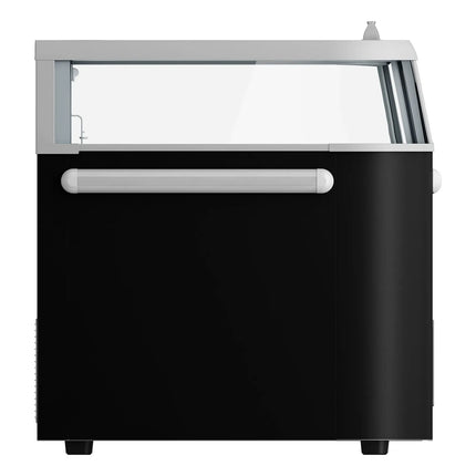 GGM Gastro Commercial Island Freezer - Head Case - 1850x850mm - 523 Litres - with Baskets - with Dividers - Black