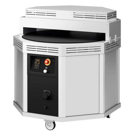 GGM Gastro Commercial Lavash & Flatbread gas Oven – Rotary Plate Ø 900 mm – 20 kW – On Castors
