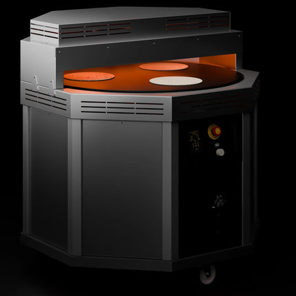 GGM Gastro Commercial Lavash & Flatbread gas Oven – Rotary Plate Ø 900 mm – 20 kW – On Castors