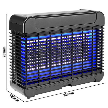 GGM Gastro Commercial LED Fly Killer - 150m² - 11W - Black
