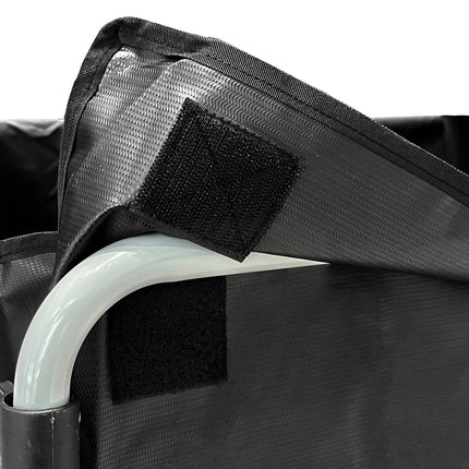 GGM Gastro Commercial Linen Trolley - Foldable - 2x 150L - Aluminium frame - Black