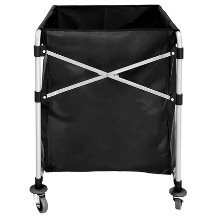 GGM Gastro Commercial Linen Trolley - Foldable - 300L - Aluminium frame - Black
