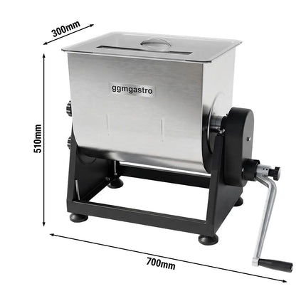 GGM Gastro Commercial Manual Meat Mixer - 28L - 25kg - Reverse Function