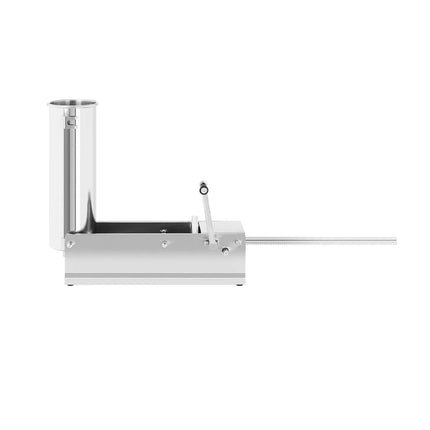 GGM Gastro Commercial  Manual Sausage Stuffer - Horizontal - 5L - Stainless Steel - incl. 4 Stuffing Tubes