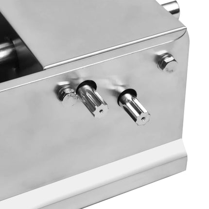 GGM Gastro Commercial  Manual Sausage Stuffer - Horizontal - 5L - Stainless Steel - incl. 4 Stuffing Tubes
