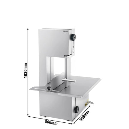 GGM Gastro Commercial Meat Band Saw - Floor-standing - 2000W - Blade Length 2020mm - Max Cutting Height 290mm