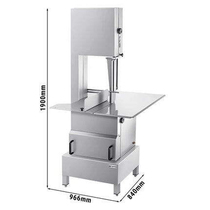 GGM Gastro Commercial Meat Band Saw - Floor-standing - 2500W - Blade Length 3100mm - Max Cutting Height 420mm