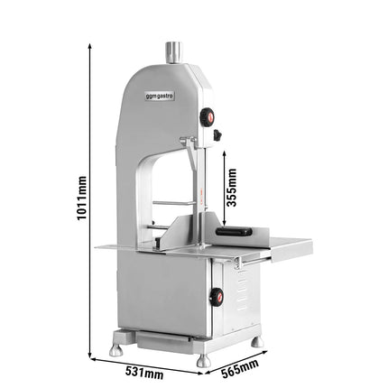 GGM Gastro Commercial Meat Band Saw - Floor-standing - 750W - Blade Length 1900mm - Max Cutting Height 240mm