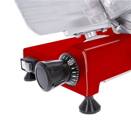 GGM Gastro Commercial Meat Slicer - 120W - Blade 220mm - Red