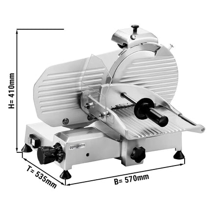 GGM Gastro Commercial Meat Slicer - 147W - Blade 250mm