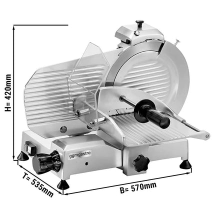 GGM Gastro Commercial Meat Slicer - 147W - Blade 275mm