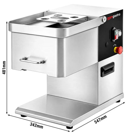 GGM Gastro Commercial Meat Slicer – 250 kg/h – 3 mm Slice Thickness – Stainless Steel