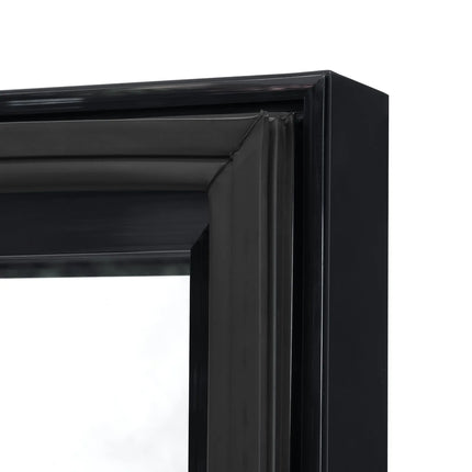 GGM Gastro Commercial Mini Bar Freezer - 460mm - with 1 glass door & advertising display - Black - Glass door