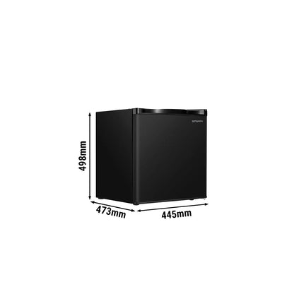 GGM Gastro Commercial Mini Freezer ECO - 445mm - 32L - with 1 door & reversible hinges - Black