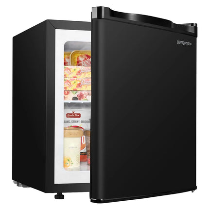 GGM Gastro Commercial Mini Freezer ECO - 445mm - 32L - with 1 door & reversible hinges - Black