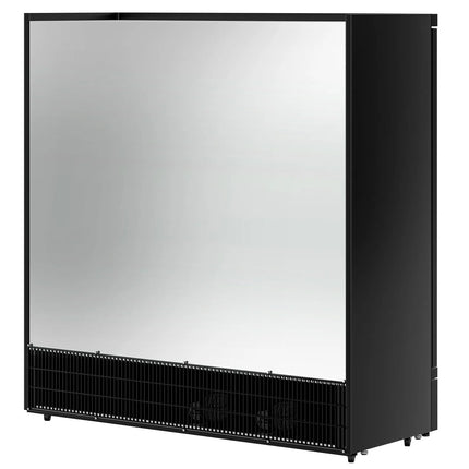 GGM Gastro Commercial multideck display freezer - 1890mm - 1539L - with 3 hinged glass doors & 5 shelves - Black