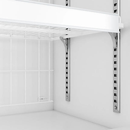 GGM Gastro Commercial multideck display freezer - 2100mm - 346L - with 3 hinged glass doors & 6 shelves - Black