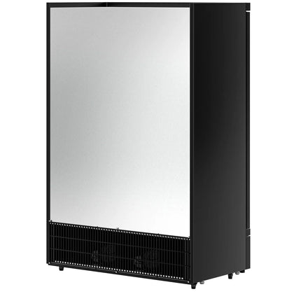 GGM Gastro Commercial multideck display fridge - 1260mm - 991L - with 2 hinged glass doors & 5 shelves - Black
