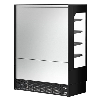 GGM Gastro Commercial multideck display fridge - 1524mm - 693L - with 2 hinged glass doors & 4 shelves - Black