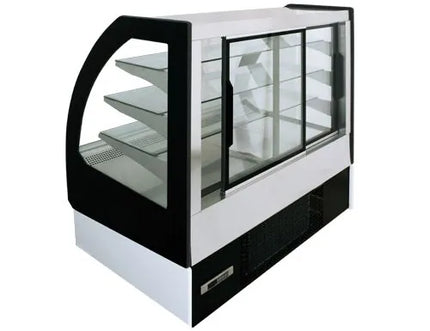 GGM Gastro Commercial multideck display fridge - 1875mm - 548L - with 3 shelves - rear sliding doors - incl. night blind