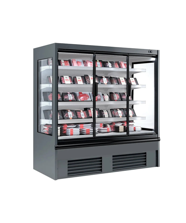 GGM Gastro Commercial multideck display fridge - 1955mm - 683L - Anthracite