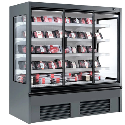 GGM Gastro Commercial multideck display fridge - 1955mm - 683L - Anthracite