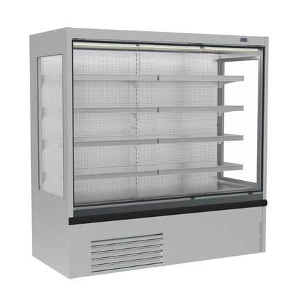 GGM Gastro Commercial multideck display fridge - Open front - 1955mm - 725L - with 4 shelves - incl. night blind