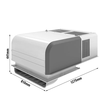 GGM Gastro Commercial Overhead Monoblock Cold Room Unit - Monoblock - max. for 19 m³ - IP rating IP 20 - 975W