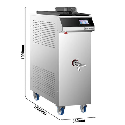 GGM Gastro Commercial Pasteurizer – 60 L - Touchscreen - 4–85°C - 7 kW 400 V 3-Phase - Ice Cream Base