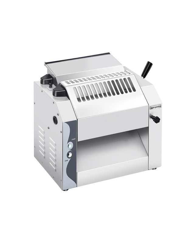 GGM Gastro Commercial Pizza Dough Roller - for 250mm pasta and pizza dough - 270W - Dough thickness 0 to 10mm