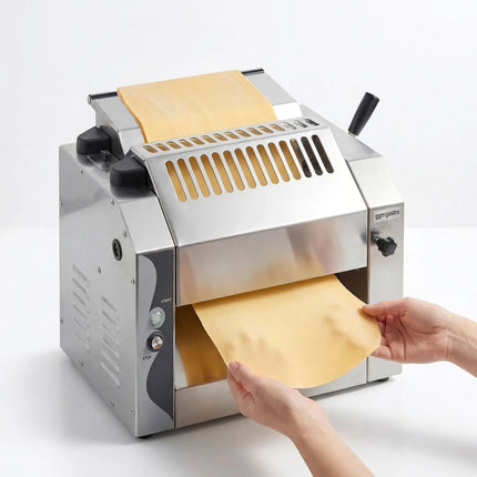 GGM Gastro Commercial Pizza Dough Roller - for 250mm pasta and pizza dough - 270W - Dough thickness 0 to 10mm