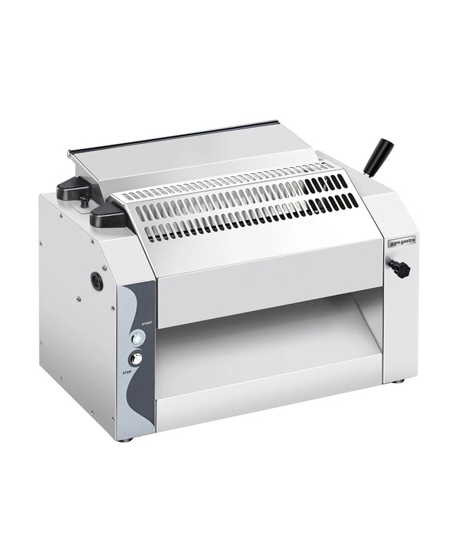 GGM Gastro Commercial Pizza Dough Roller - for 420mm pasta and pizza dough - 370W - Dough thickness 0 to 10mm