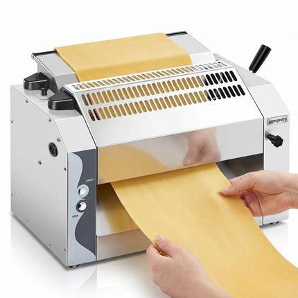 GGM Gastro Commercial Pizza Dough Roller - for 420mm pasta and pizza dough - 370W - Dough thickness 0 to 10mm