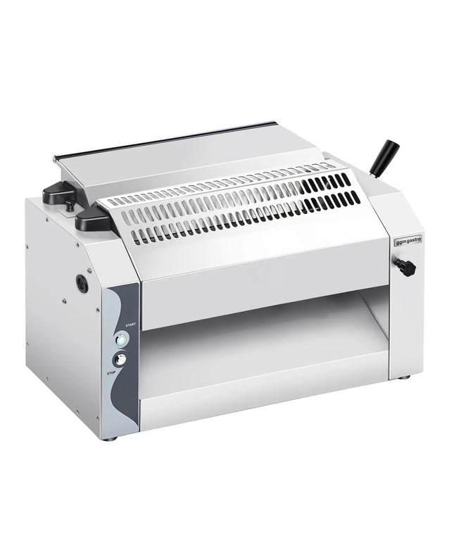 GGM Gastro Commercial Pizza Dough Roller - for 520mm pasta and pizza dough - 370W - Dough thickness 0 to 10mm