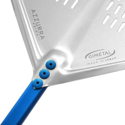 GGM Gastro Commercial Pizza Peel AZZURRA - Aluminium - 360x360mm - Length:150cm - perforated