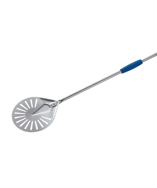 GGM Gastro Commercial Pizza Peel AZZURRA - Stainless Steel - 230x230mm - Length:150cm - perforated