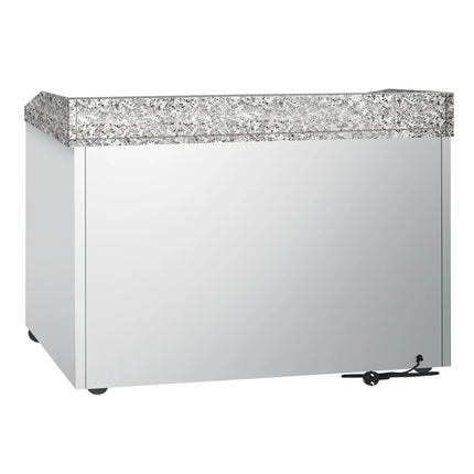GGM Gastro Commercial Pizza Prep Counter - Granite Top PREMIUM - 1400x700mm - with 0 doors & 6 dough drawers