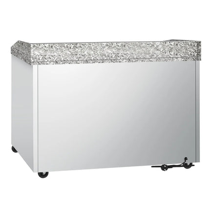 GGM Gastro Commercial Pizza Prep Counter PREMIUM – 1400 × 700 mm – with 3 Doors