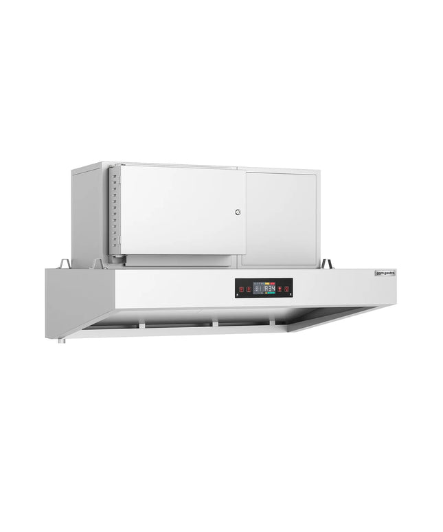 GGM Gastro Commercial Plasma Extraction Canopy - 1600mm - Ducted/Recirculating - up to 80% Odour Reduction - Touch Control Panel - LED Lighting