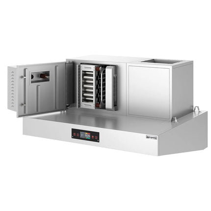 GGM Gastro Commercial Plasma Extraction Canopy - 1600mm - Ducted/Recirculating - up to 80% Odour Reduction - Touch Control Panel - LED Lighting