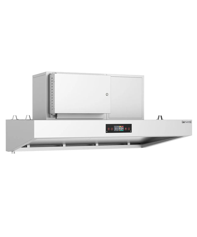 GGM Gastro Commercial Plasma Extraction Canopy - 2000mm - Ducted/Recirculating - up to 80% Odour Reduction - Touch Control Panel - LED Lighting