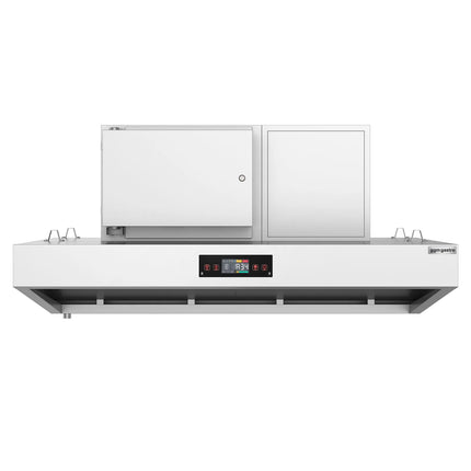 GGM Gastro Commercial Plasma Extraction Canopy - 2000mm - Ducted/Recirculating - up to 80% Odour Reduction - Touch Control Panel - LED Lighting