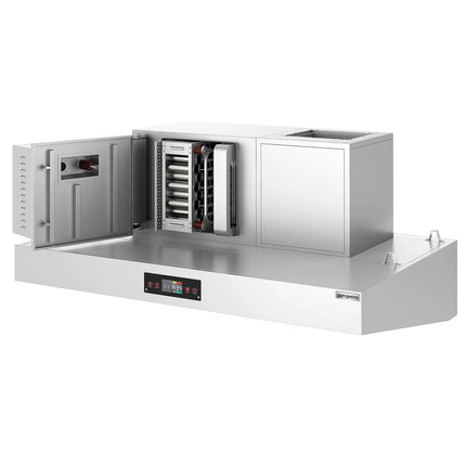 GGM Gastro Commercial Plasma Extraction Canopy - 2000mm - Ducted/Recirculating - up to 80% Odour Reduction - Touch Control Panel - LED Lighting