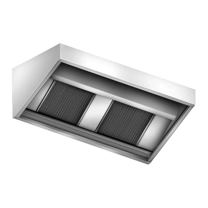 GGM Gastro Commercial Plasma Extraction Hood - 1600mm - 1200m³/h Airflow - with Filter & Lamp