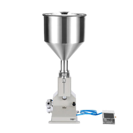 GGM Gastro Commercial Pneumatic Liquid & Paste Filling Machine - with foot pedal - for liquids & pastes - 5-50ml