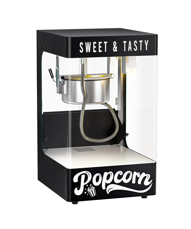 GGM Gastro Commercial Popcorn Machine - 1.31kW - 5kg/h - with 1 kettle - Black