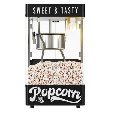 GGM Gastro Commercial Popcorn Machine - 1.31kW - 5kg/h - with 1 kettle - Black