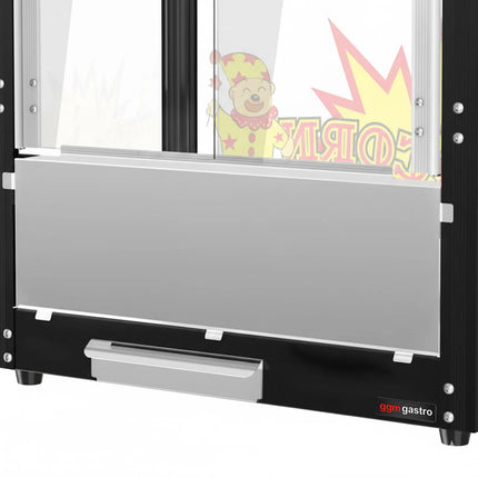 GGM Gastro Commercial Popcorn Machine - 1.5kW - 5kg/h - with 1 kettle - Black