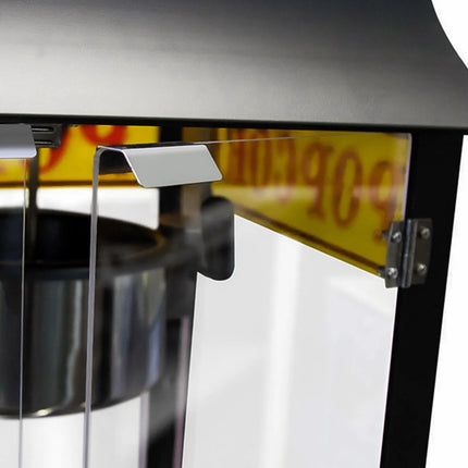 GGM Gastro Commercial Popcorn Machine - 2.90kW - 10kg/h - with 2 kettles - Black