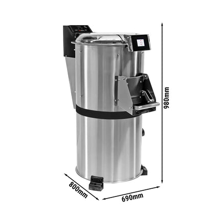 GGM Gastro Commercial Potato Peeler (Rumbler) - 400kg/h - 750W - 380V - 900rpm